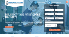 Desktop Screenshot of drbhutanidentalclinic.com